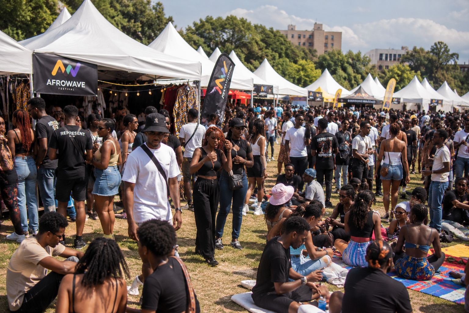 La foule AfroWave Festival